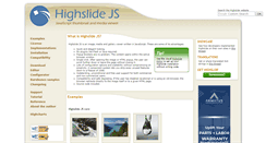 Desktop Screenshot of highslide.com